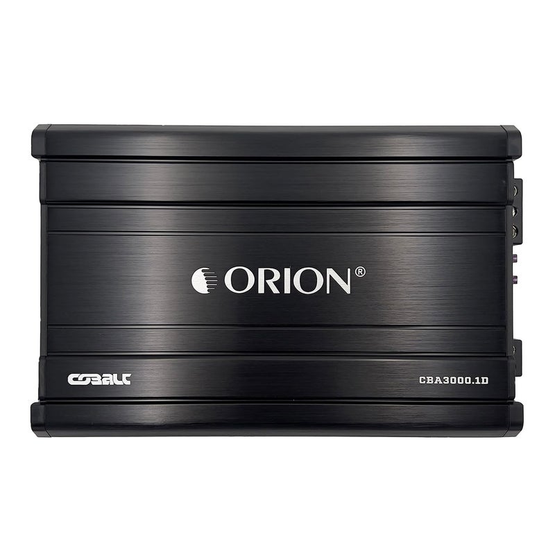 Orion مضخم صوت أحادي القناة من أوريون كوباالت CBA3000.1D لفئة D للسيارة، 3000 واط، مستقر عند 1/2/4 أوم، فلتر تمرير منخفض قابل للتعديل وفلتر تحت الصوت مع تعزيز للباس، مزود طاقة MOSFET، زر للباس متضمن - Image 2